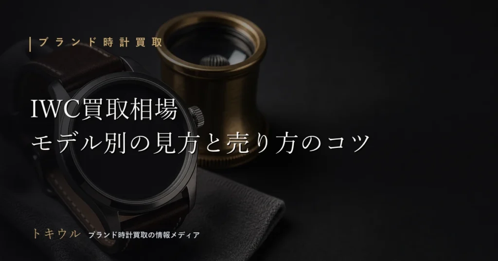 IWCの買取相場と査定で見られるポイントを解説する記事のアイキャッチ