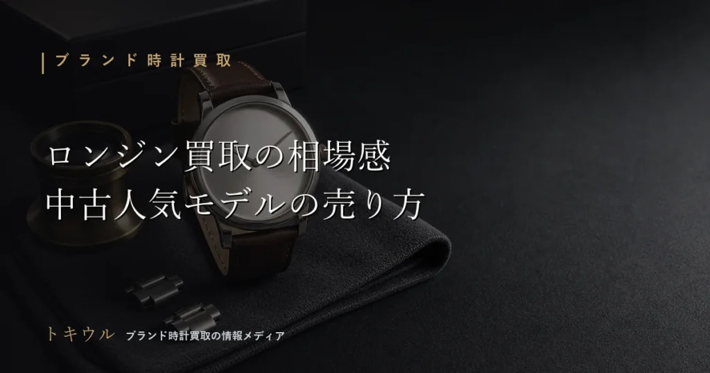ロンジンの買取相場と中古人気モデルの売り方を解説する記事のアイキャッチ