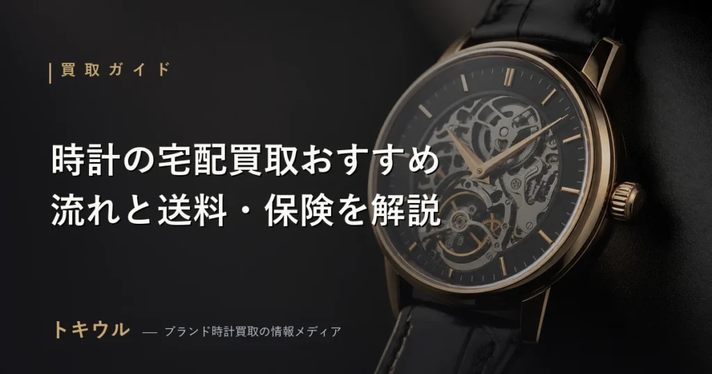時計の宅配買取について解説する記事のアイキャッチ